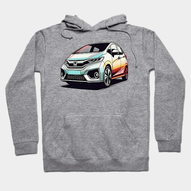 Honda Jazz Hoodie by Vehicles-Art